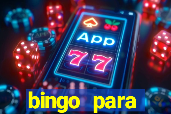 bingo para despedida de solteira para imprimir